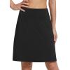 imagebaleaf Womens 20quot Golf Skirts Knee Length Skorts Athletic Modest Long Active Casual Pockets UV Protection01black