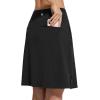 imagebaleaf Womens 20quot Golf Skirts Knee Length Skorts Athletic Modest Long Active Casual Pockets UV Protection01black