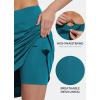 imagebaleaf Womens 20quot Golf Skirts Knee Length Skorts Athletic Modest Long Active Casual Pockets UV Protection01blue