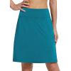 imagebaleaf Womens 20quot Golf Skirts Knee Length Skorts Athletic Modest Long Active Casual Pockets UV Protection01blue