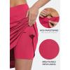 imagebaleaf Womens 20quot Golf Skirts Knee Length Skorts Athletic Modest Long Active Casual Pockets UV Protection01deep Pink