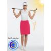 imagebaleaf Womens 20quot Golf Skirts Knee Length Skorts Athletic Modest Long Active Casual Pockets UV Protection01deep Pink