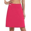 imagebaleaf Womens 20quot Golf Skirts Knee Length Skorts Athletic Modest Long Active Casual Pockets UV Protection01deep Pink