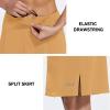imagebaleaf Womens 20quot Golf Skirts Knee Length Skorts Athletic Modest Long Active Casual Pockets UV Protection01desert Mist