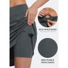 imagebaleaf Womens 20quot Golf Skirts Knee Length Skorts Athletic Modest Long Active Casual Pockets UV Protection01gray