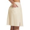 imagebaleaf Womens 20quot Golf Skirts Knee Length Skorts Athletic Modest Long Active Casual Pockets UV Protection01khaki