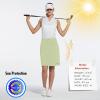 imagebaleaf Womens 20quot Golf Skirts Knee Length Skorts Athletic Modest Long Active Casual Pockets UV Protection01mint Cream