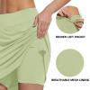 imagebaleaf Womens 20quot Golf Skirts Knee Length Skorts Athletic Modest Long Active Casual Pockets UV Protection01mint Cream