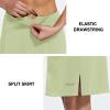 imagebaleaf Womens 20quot Golf Skirts Knee Length Skorts Athletic Modest Long Active Casual Pockets UV Protection01mint Cream