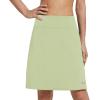 imagebaleaf Womens 20quot Golf Skirts Knee Length Skorts Athletic Modest Long Active Casual Pockets UV Protection01mint Cream