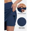 imagebaleaf Womens 20quot Golf Skirts Knee Length Skorts Athletic Modest Long Active Casual Pockets UV Protection01navy