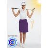 imagebaleaf Womens 20quot Golf Skirts Knee Length Skorts Athletic Modest Long Active Casual Pockets UV Protection01purple