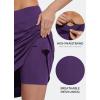 imagebaleaf Womens 20quot Golf Skirts Knee Length Skorts Athletic Modest Long Active Casual Pockets UV Protection01purple