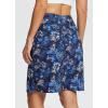 imagebaleaf Womens 20quot Golf Skirts Knee Length Skorts Athletic Modest Long Active Casual Pockets UV Protection02navy Leaf