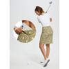 imagebaleaf Womens 20quot Golf Skirts Knee Length Skorts Athletic Modest Long Active Casual Pockets UV Protection02printed Brownish Yellow