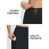 imagebaleaf Womens 20quot Golf Skirts Knee Length Skorts Athletic Modest Long Active Casual Pockets UV Protection03black