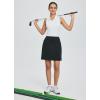 imagebaleaf Womens 20quot Golf Skirts Knee Length Skorts Athletic Modest Long Active Casual Pockets UV Protection03black