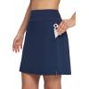 imagebaleaf Womens 20quot Golf Skirts Knee Length Skorts Athletic Modest Long Active Casual Pockets UV Protection03navy