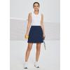 imagebaleaf Womens 20quot Golf Skirts Knee Length Skorts Athletic Modest Long Active Casual Pockets UV Protection03navy