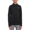 imagebaleaf Boys Thermal Compression Shirts Youth Long Sleeve Fleece Base Layer Soccer Football Cold Gear02black