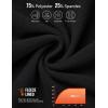 imagebaleaf Boys Thermal Compression Shirts Youth Long Sleeve Fleece Base Layer Soccer Football Cold Gear03black