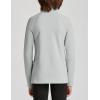 imagebaleaf Boys Thermal Compression Shirts Youth Long Sleeve Fleece Base Layer Soccer Football Cold Gear03grey