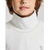 imagebaleaf Boys Thermal Compression Shirts Youth Long Sleeve Fleece Base Layer Soccer Football Cold Gear03white