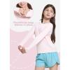 imagebaleaf Girls Rash Guard Swim Shirts Sun Shirt UV Long Sleeve Tops Quick Dry Lightweight UPF 50 ClothingPink