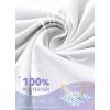 imagebaleaf Girls Rash Guard Swim Shirts Sun Shirt UV Long Sleeve Tops Quick Dry Lightweight UPF 50 ClothingWhite