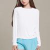 imagebaleaf Girls Rash Guard Swim Shirts Sun Shirt UV Long Sleeve Tops Quick Dry Lightweight UPF 50 ClothingWhite