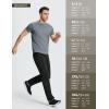 imageBALEAF Mens Sweatpants Casual Lounge Cotton Pajama Yoga Pants Open Bottom Straight Leg Male Sweat Pants with PocketsCblackadjust Cinch