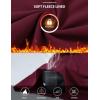 imageBALEAF Thermal Long Sleeve Women Shirts Winter Clothes Cowl Neck Warm Fleece Base Layer Tops with Balaclava and ThumbholesWine
