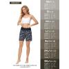 imageBALEAF Womens 3 5quot Quick Dry High Waisted Swim Board Shorts UPF 50 Swimsuit Bottom Trunks with LinerBlack Flowers