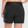 imageBALEAF Womens 3 5quot Quick Dry High Waisted Swim Board Shorts UPF 50 Swimsuit Bottom Trunks with LinerBlackplus Size