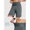 imageBALEAF Womens 3 5quot Quick Dry High Waisted Swim Board Shorts UPF 50 Swimsuit Bottom Trunks with LinerDark Grey