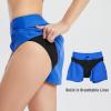 imageBALEAF Womens 3 5quot Quick Dry High Waisted Swim Board Shorts UPF 50 Swimsuit Bottom Trunks with LinerDazzling Blue