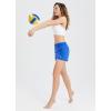 imageBALEAF Womens 3 5quot Quick Dry High Waisted Swim Board Shorts UPF 50 Swimsuit Bottom Trunks with LinerDazzling Blue