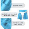 imageBALEAF Womens 3 5quot Quick Dry High Waisted Swim Board Shorts UPF 50 Swimsuit Bottom Trunks with LinerElegant Blue