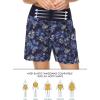 imageBALEAF Womens 3 5quot Quick Dry High Waisted Swim Board Shorts UPF 50 Swimsuit Bottom Trunks with LinerHawaii