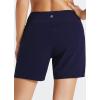 imageBALEAF Womens 3 5quot Quick Dry High Waisted Swim Board Shorts UPF 50 Swimsuit Bottom Trunks with LinerNavy Blue