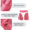 imageBALEAF Womens 3 5quot Quick Dry High Waisted Swim Board Shorts UPF 50 Swimsuit Bottom Trunks with LinerPink