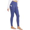 imageBALEAF Womens Fleece Lined Leggings Thermal Warm Winter Tights High Waisted Yoga Pants Cold Weather with PocketsClassic Navy