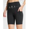 imagebaleaf Womens 8quot 5quot 3quot Biker Shorts High Waist Yoga Workout Gym Running Volleyball Spandex Shorts with PocketsBlackstretchier