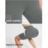 imagebaleaf Womens 8quot 5quot 3quot Biker Shorts High Waist Yoga Workout Gym Running Volleyball Spandex Shorts with PocketsGraystretchier