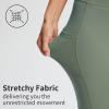 imagebaleaf Womens 8quot 5quot 3quot Biker Shorts High Waist Yoga Workout Gym Running Volleyball Spandex Shorts with PocketsGreensofter