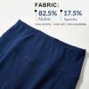 imagebaleaf Womens 8quot 5quot 3quot Biker Shorts High Waist Yoga Workout Gym Running Volleyball Spandex Shorts with PocketsNavy Bluestretchier