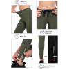 imagebaleaf Womens Fleece Lined Leggings Water Resistant Winter Clothes Running Tights Cold Weather Hiking Pants Zip PocketsAgreen