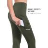 imagebaleaf Womens Fleece Lined Leggings Water Resistant Winter Clothes Running Tights Cold Weather Hiking Pants Zip PocketsAgreen