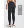 imagebaleaf Womens Fleece Lined Leggings Water Resistant Winter Clothes Running Tights Cold Weather Hiking Pants Zip PocketsBblack