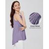 imagebaleaf Womens Flowy Tank Tops VNeck Tunic Sleeveless Workout Long Loose Fit Camis Yoga TShirts Cute Tee for Casual SummerPurple